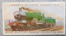 World's Locomotives Great Western 10/50 Vintage Imperial Tobacco Co Trading Card