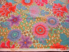 Kaffe Fassett Cotton Fabric 1 Fat Quarter Dream in Aqua Large Floral Print
