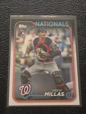 724-4 2024 Topps Series 2 RC Drew Millas Washington Nationals