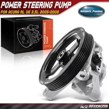 New Power Steering Pump with Pulley for Acura RL V6 3.5L 2005-2008 56100-RJA-015