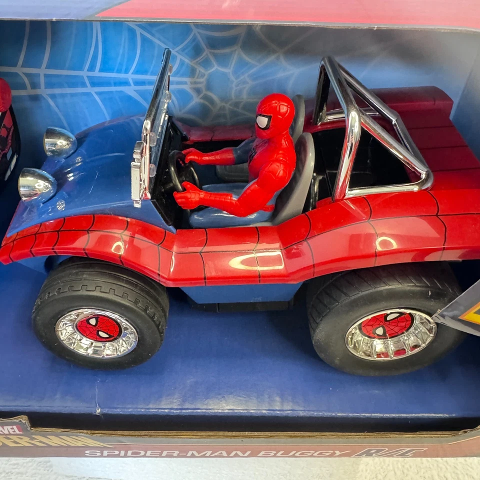 Controle remoto de buggy Spider-Man 7 em botão Marvel Turbo, função completa novo na caixa - Imagem 3 de 4