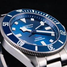 SEESTERN S430.NH38.02 Titaniumn Professional Diver Limited Edition Mens Watch