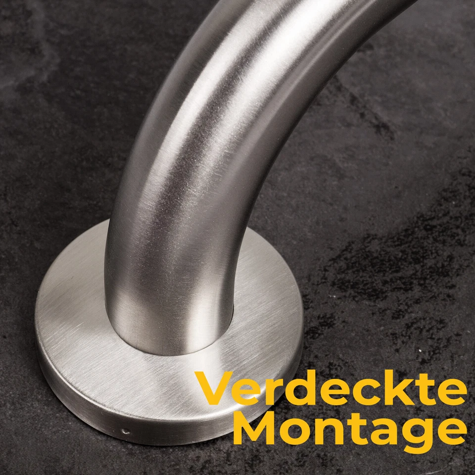 Haltegriff EDELSTAHL Bad Duschgriff Wandgriff Badewannengriff Griff Haltestange - Bild 4 von 4