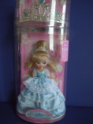 RARE TAKARA TOPAZ GEMS DOLL LA REINE ROSE SANRIO PRINCESS +TOPAZ REAL  TIARA