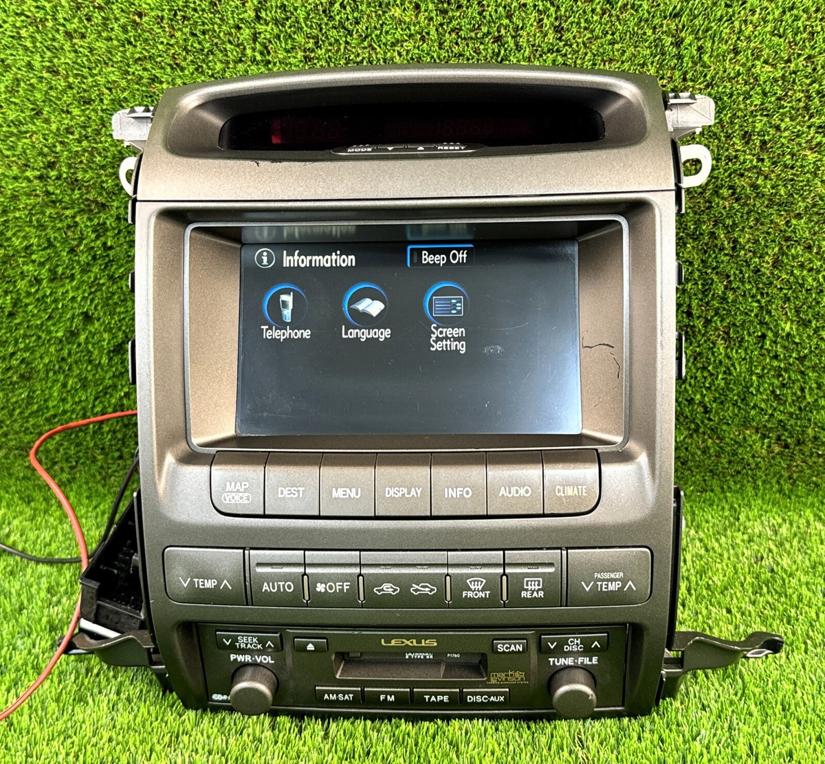 Lexus GX470 07-09 Navigation Display screen with radio Reciever