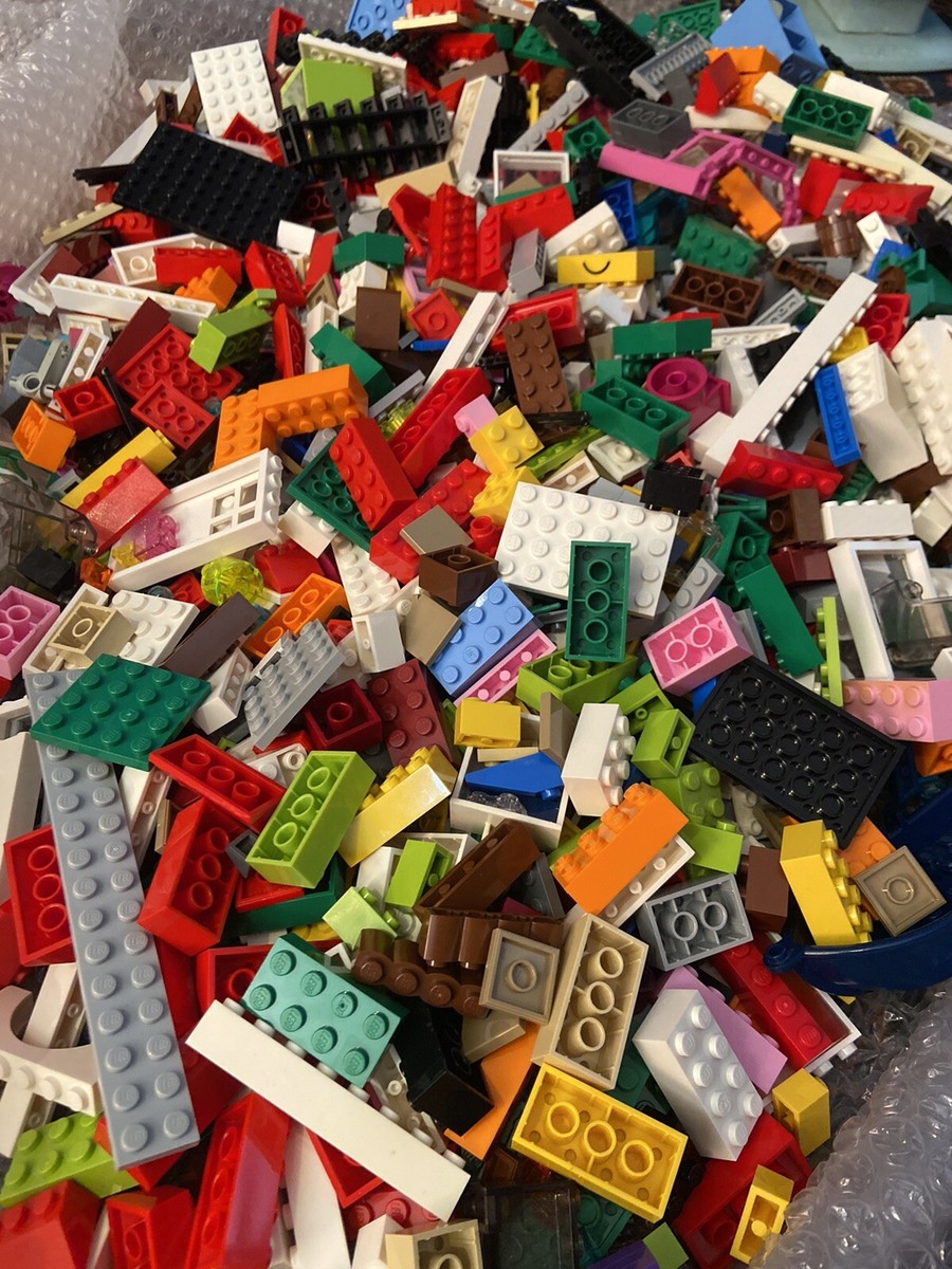 500g LEGO Assorted Mixed Bricks Parts Pieces Minifigure starter - Main Image