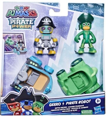 PJ Masks Pirate Power Gekko Vs Pirate Robot Battle Racers Vehicle Play