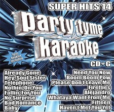 Party Tyme Karaoke: Super Hits, Vol. 14 .. CD G CD, Sybersounds 2010 