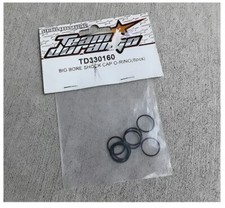 Anelli ammortizzatori Team Durango TD330160 Big Bore DEX410 R v3 v4 v5 DEX210F 8 pezzi nuovi con scatola