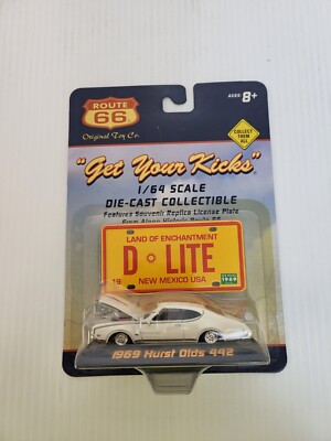 Route 66 - 1969 Hurst Olds 442 - New Mexico D-Lite 1:64 Diecast Car