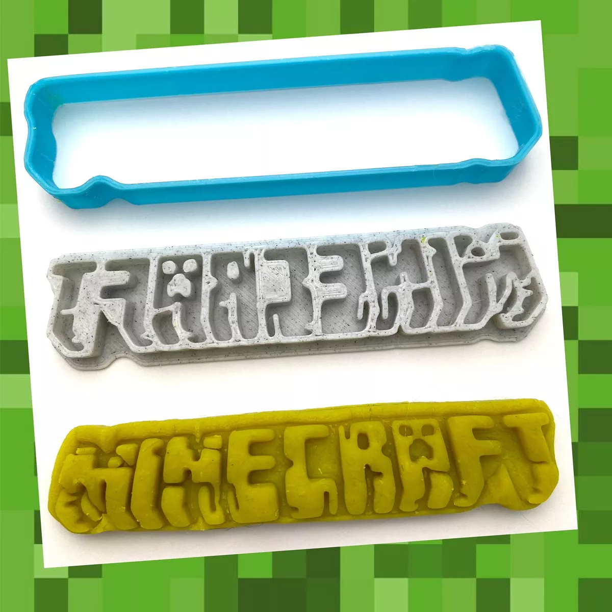 Minecraft Logo Cookie Cutter