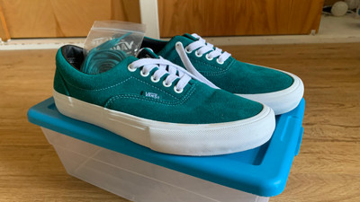 vans authentic pro green