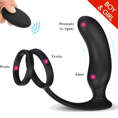 boy with anal vibrator Anal vibrator from QUTOYS brings a cute guy to orgasm
