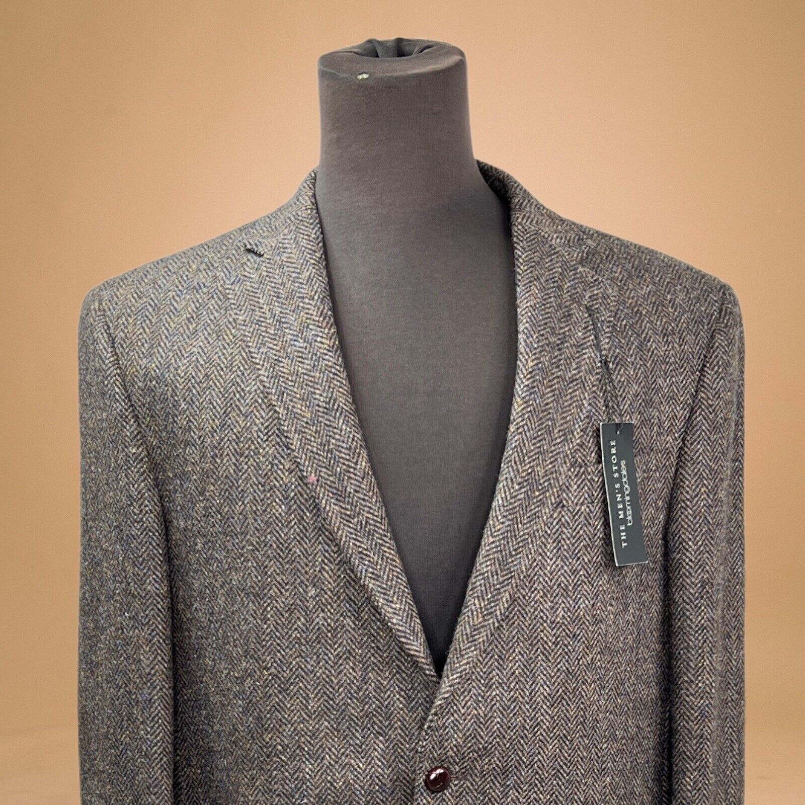 Harris Tweed Men’s Wool 2-Button Sport Coat 44R V… - image 2
