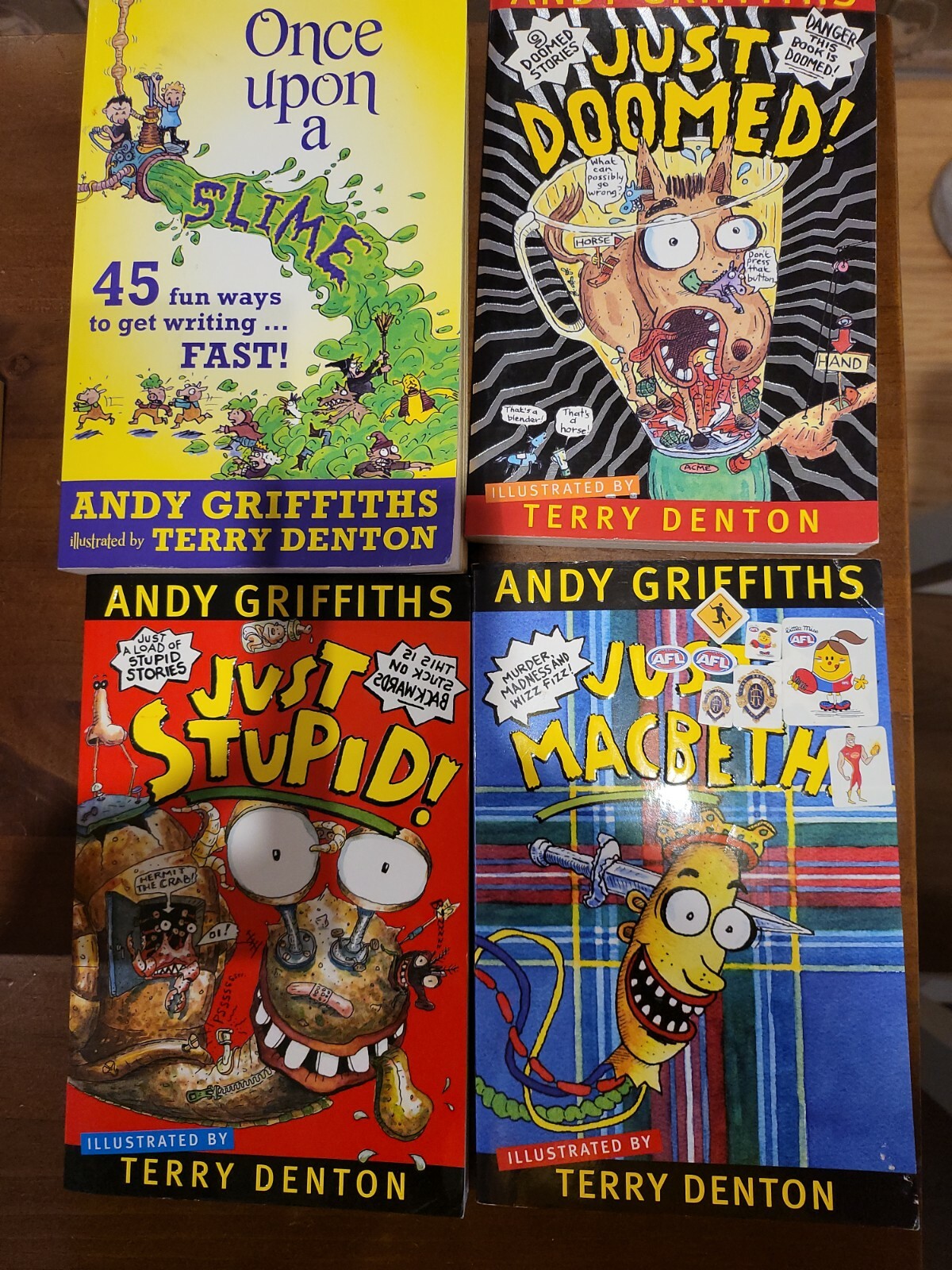 Andy griffiths books x10 tree house story ebay
