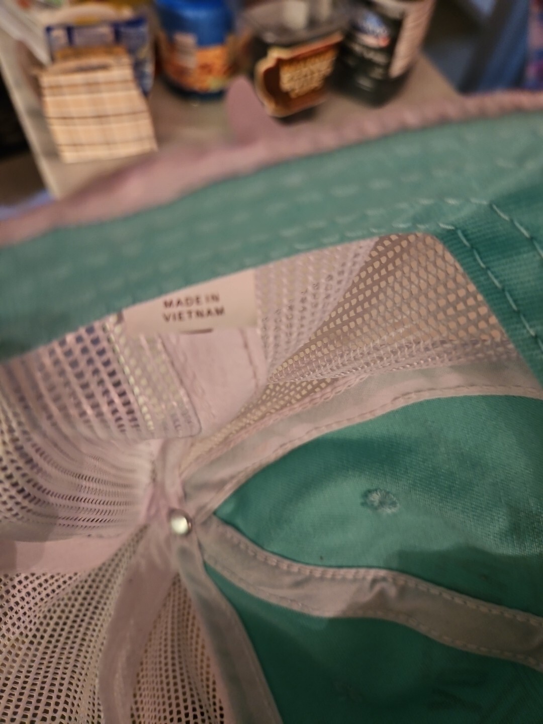 Bad Boy Mowers NICE Snapback Hat Baseball Trucker Cap Adjustable Mint/White 