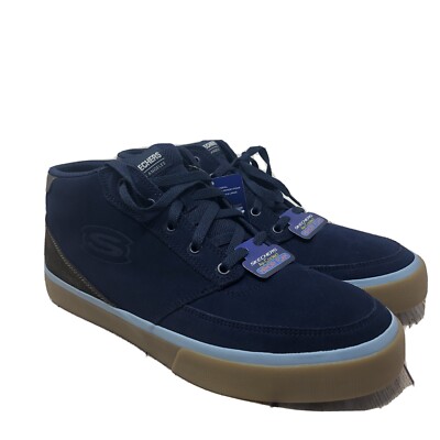 skechers mens shoes blue