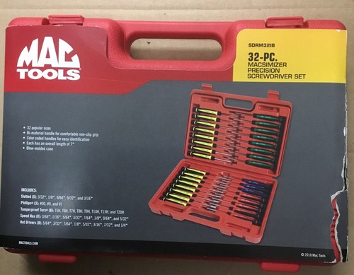 MAC Tools 32pc.Macsimizer Precision Screwdriver Set SDRM32IB