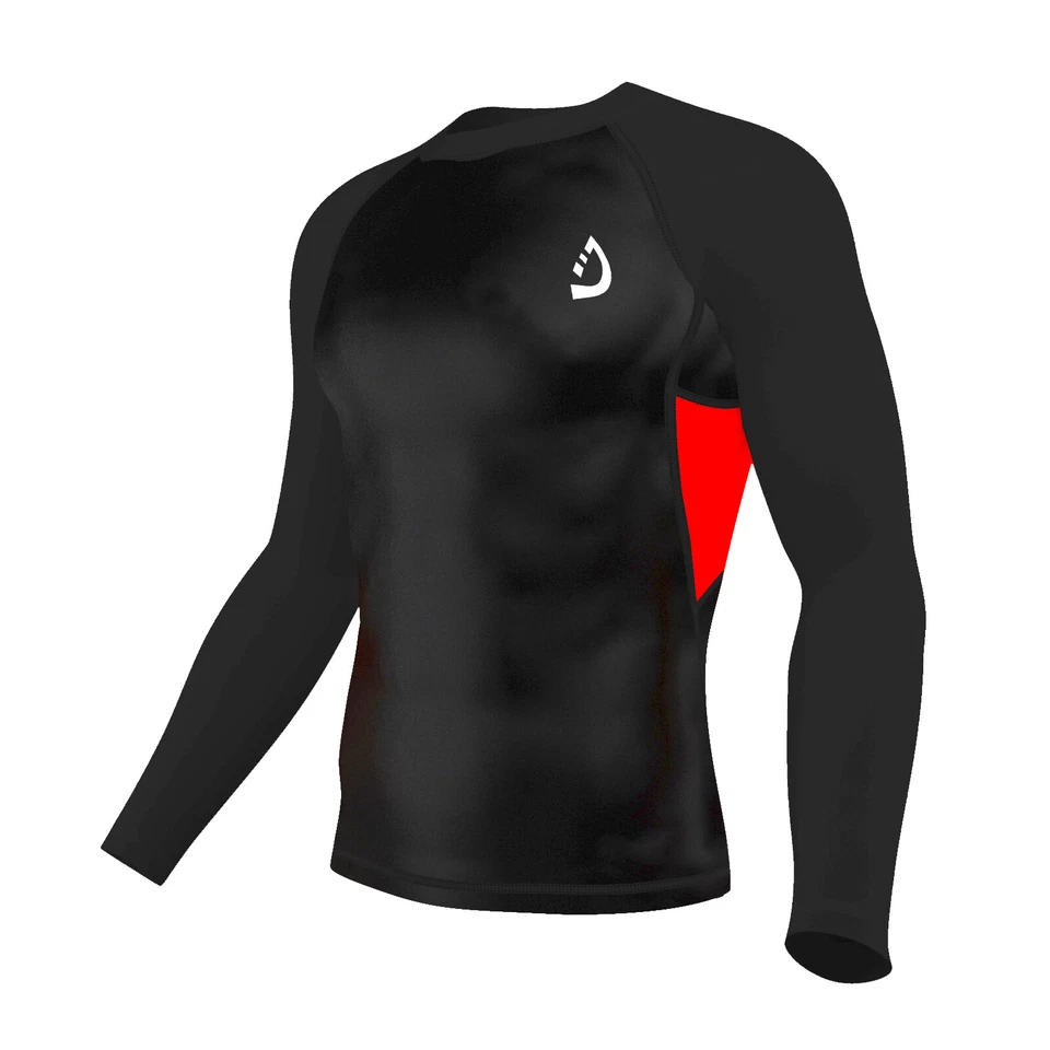 Compression Tights Mens Shirt + Top Base Layer Gym, Running, Yoga Base Layer Set - Image 3 of 4