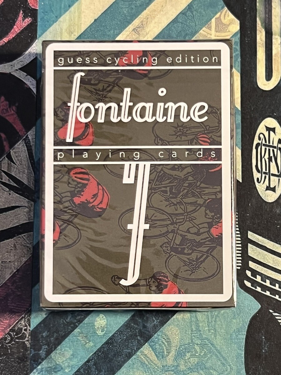 Anyone 4種類 + Fontaine Cycling Fontaine: Guess Cycling Playing Cards | X-Decks Playing Cards