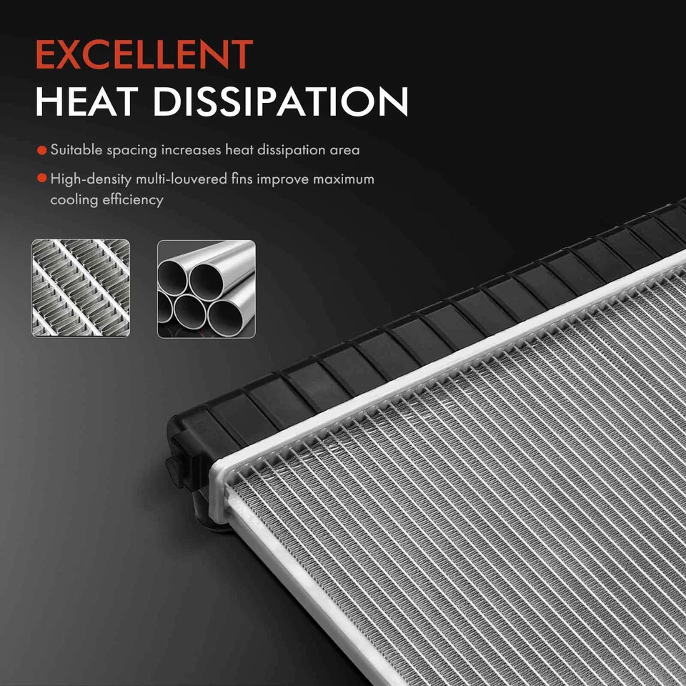 Radiador para Chevy Colorado GMC Canyon 04-12 Isuzu i-280 i-290 i-350 transmisión automática Foto 3 de 4