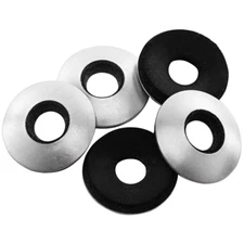 #14 X 1 OD Stainless Steel EPDM Bonded Sealing Neoprene Rubber Washers, 100 PCS