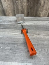 Vintage Meteor M-62 Orange BBQ Spatula 19" Long Stainless made in USA Rare