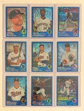 2022 Topps Heritage High Number - BLUE SPARKLE CHROME - You Pick / Choose