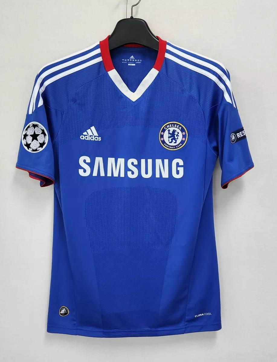 2009-10 CHELSEA Home S/S No11 DROGBA Premier League 09-10 CFC sz S Jersey  shirt