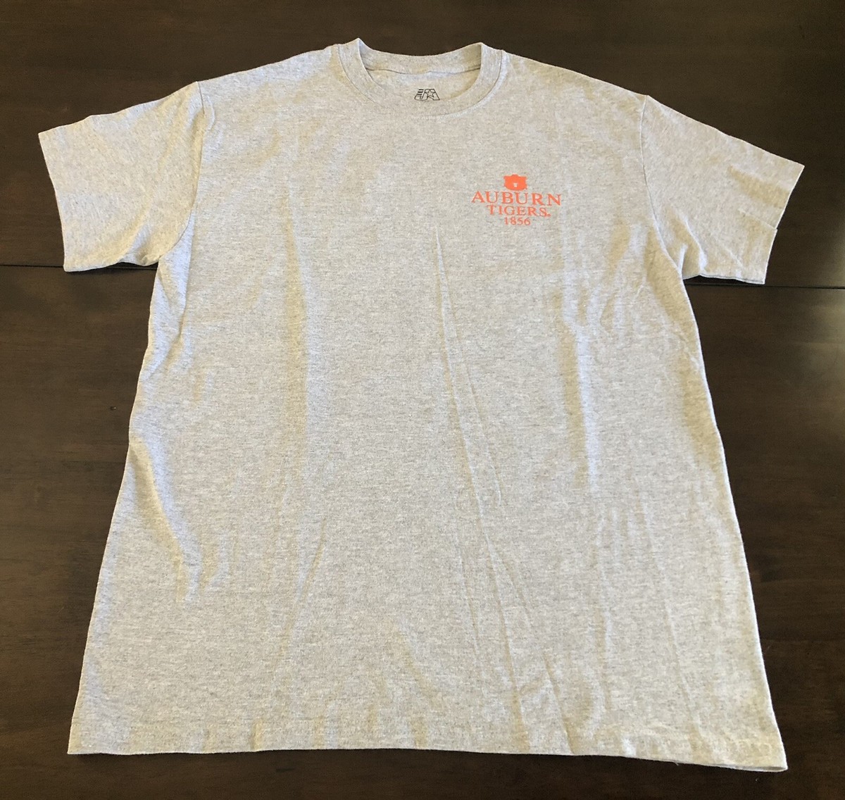 Auburn Tigers 1856 Classic Stylish Gray T-Shirt Tee Size Medium 