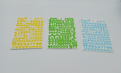 Lot Letters Numbers Alphabet Stickers Scrapbooking Paper Crafting Junk Journal - Picture 8 of 10