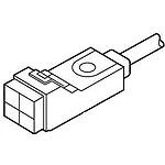 PANASONIC / SUNX GX-H8A Proximity Sensor Inductive NO NPN 2.5cm 12V to 24V 2-Pin