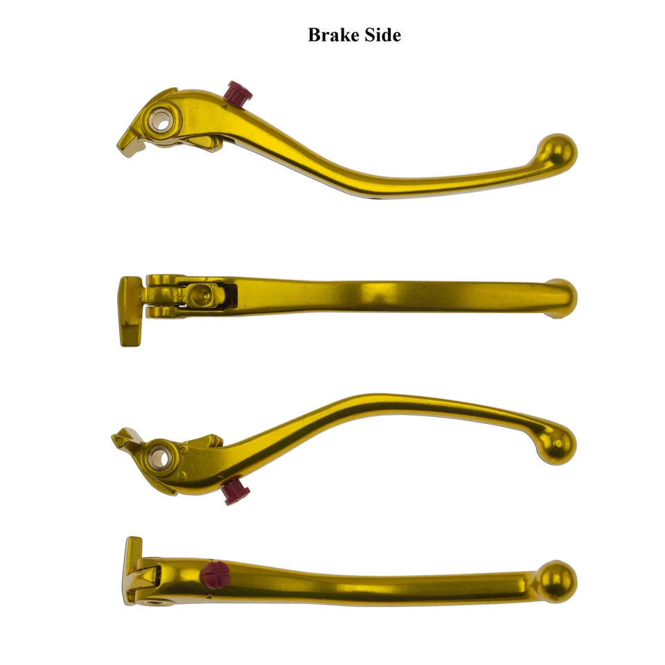 Mano dorada para Yamaha YZF R6 05-14 R1 freno y embrague palancas de mano dedo Foto 3 de 3