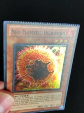YUGIOH MISPRINT! NEO FLAMVELL HEDGEHOG HA04-EN032 SUPER (NM)