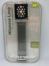 PureGear MILANESE Wrist Bands for Apple Watch 38/40 /41/42mm Series 10 - Silver