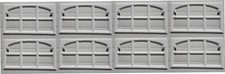IDEAL CHARLESTON 508 Window Inserts /Short Panel Garage Door WHITE SET OF 8