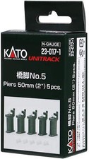 KATO N Scale Model Railway Structure 23-017-1 Pier No.5 5 pieces 