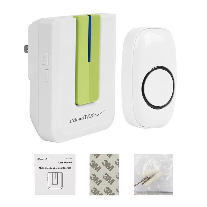 New Wireless Doorbells Waterproof Door Chime LED Indicator Bells 52 Melodies