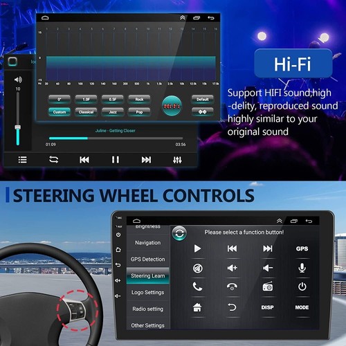 For Smart Fortwo 451 2005-2010 Carplay Android 13 Car Radio Stereo GPS SAT NAV - Picture 9 of 21