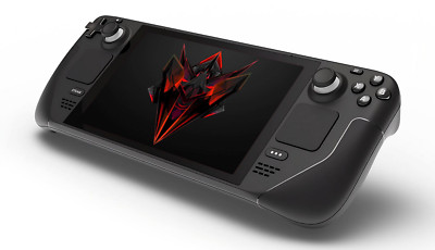 NEW Valve Steam Deck 256 GB Gaming Console LCD Screen - Black - with Case