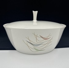 Francscain Swing Time (1) 1.75 Qt Round Covered Casserole Lidded Dish •PRISTINE•