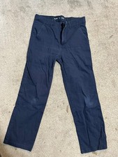Old Navy Boys Khaki Pants Size 12 Plus Straight Leg Built In Flex Blue