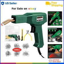 Plastic Welder Kit 1000 Staples Hot Repair Gun Car Bumper Dashboard Headlights