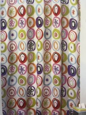 Creative Bath Fabric Shower Curtain -- All That Jazz -- 72x72 In NIP