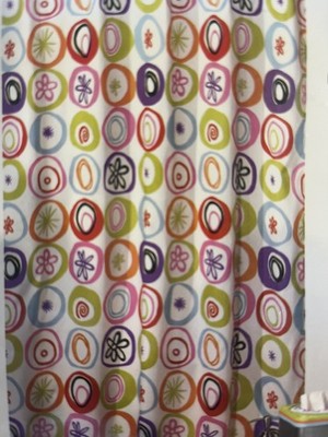 Creative Bath Fabric Shower Curtain -- All That Jazz -- 72x72 In NIP