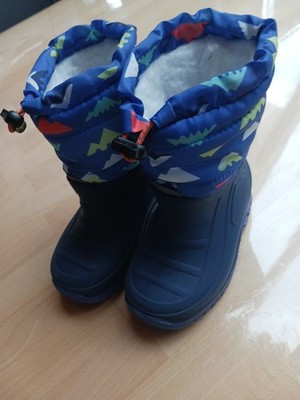 Winterstiefel, Scneestiefel, Baby Gr. 23, blau, warm gefüttert