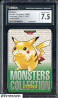 1996 VINTAGE Pokemon Bandai Carddass Green Card Pikachu CGC 7.5 NM+
