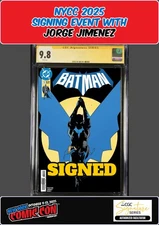BATMAN #1 CVR A CGC SS NYCC JORGE JIMENEZ SIGNED PRESALE