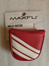 Maxfli Mallet Putter Headcover Leather Red MX675