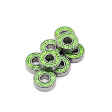 8Pcs Deep Groove 608RS ILQ-11 8x22x9 ABEC-9 Green Sealed Inline Skate Bearings